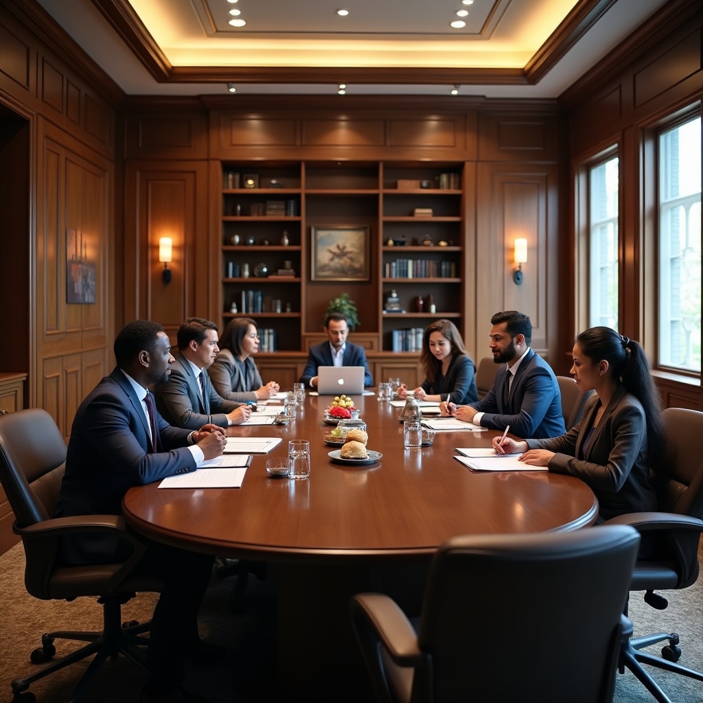 Initial consultation meeting with business stakeholders discussing relocation needs